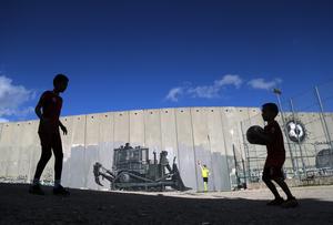 MEDIO ORIENTE-CISJORDANIA-BELEN-FUTBOL