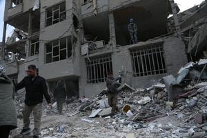 IRAN-TEHERAN-ATAQUES AEREOS-SECUELAS