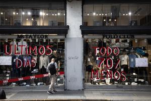 ARGENTINA-BUENOS AIRES-ECONOMIA-CIERRE DE COMERCIOS