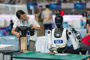 CHINA-BEIJING-JUEGOS MUNDIALES DE ROBOTS HUMANOIDES