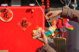 CHINA-BEIJING-ZONA COMERCIAL DE LONGFUSI-FERIA FESTIVA