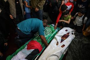 MEDIO ORIENTE-CIUDAD DE GAZA-ALTO COMANDANTE DEL ALA MILITAR DE HAMAS-FUNERAL