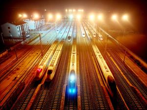 CHINA-TEMPORADA ALTA DE VIAJES DE LA FIESTA DE LA PRIMAVERA-FINALIZACION