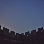 CHINA-HEBEI-GRAN MURALLA-CIELO ESTRELLADO