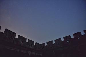 CHINA-HEBEI-GRAN MURALLA-CIELO ESTRELLADO