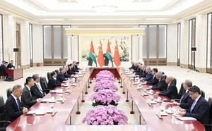 CHINA-BEIJING-LI QIANG-JORDANIA-REY-REUNION