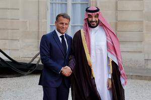 FRANCIA-PARIS-MACRON-PRINCIPE HEREDERO SAUDI-REUNION