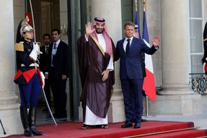 FRANCIA-PARIS-MACRON-PRINCIPE HEREDERO SAUDI-REUNION