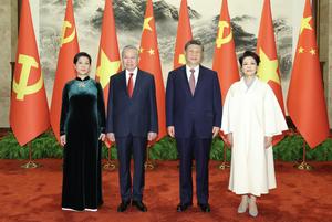 CHINA-BEIJING-XI JINPING-VIETNAM-TO LAM-CONVERSACIONES