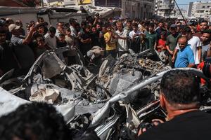 MEDIO ORIENTE-GAZA-ATAQUE AEREO