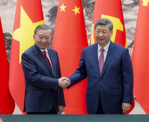 CHINA-BEIJING-XI JINPING-VIETNAM-TO LAM-CONVERSACIONES