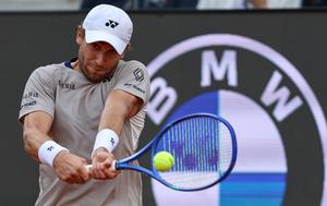 ITALIA-ROMA-TENIS-ATP-INDIVIDUALES MASCULINOS-SEMIFINALES-CASPER RUUD VS LUCIANO DARDERI
