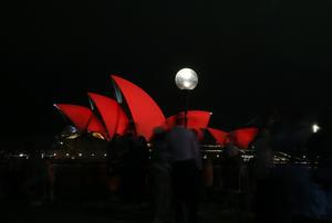 AUSTRALIA-SIDNEY-CASA DE LA OPERA-ILUMINACION-AÑO NUEVO CHINO