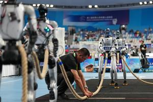 CHINA-BEIJING-JUEGOS MUNDIALES DE ROBOTS HUMANOIDES