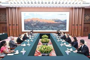 CHINA-BEIJING-HAN ZHENG-INDIA-REUNION