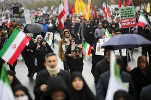 IRAN-TEHERAN-DIA INTERNACIONAL DE AL QUDS-MARCHAS MASIVAS