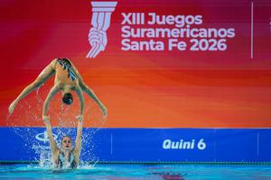 ARGENTINA-ROSARIO-JUEGOS SURAMERICANOS-NATACION ARTISTICA