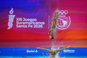 ARGENTINA-ROSARIO-JUEGOS SURAMERICANOS-NATACION ARTISTICA