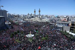 IRAN-MASHHAD-FALLECIDO LIDER SUPREMO-ALI JAMENEI-DUELO