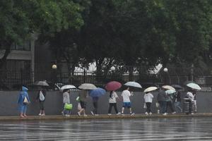 CHINA-BEIJING-LLUVIA