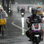 CHINA-BEIJING-LLUVIA