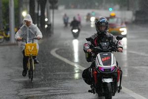 CHINA-BEIJING-LLUVIA