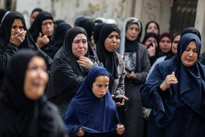 MEDIO ORIENTE-CIUDAD DE GAZA-FUNERAL