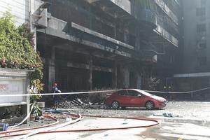 CHINA-FUJIAN-JINJIANG-FABRICA DE CALZADO-INCENDIO-SECUELAS
