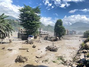 NEPAL-NUWAKOT-INUNDACIONES REPENTINAS-NUMERO DE MUERTOS
