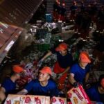 CHINA-HUBEI-HUANGGANG-TORNADO-SUMINISTROS-TRANSPORTE