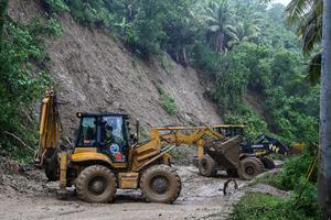 FILIPINAS-SARANGANI-DESLIZAMIENTO DE TIERRA-SECUELAS