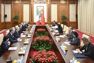 CHINA-BEIJING-WANG YI-ITALIA-ANTONIO TAJANI-REUNION