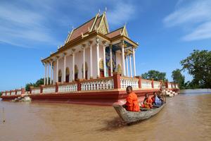 CAMBOYA-KRATIE-RIO MEKONG-INUNDACION