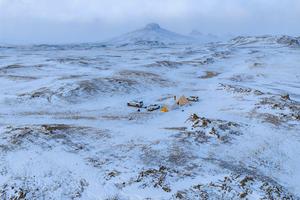 CHINA-XIZANG-RESERVA NACIONAL NATURAL DE CHANGTANG-BAMOQONGZONG-GRUPO VOLCANICO