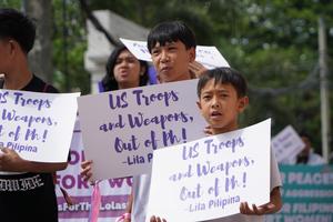 FILIPINAS-MANILA-PAZ-MANIFESTACION