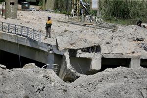 LIBANO-PUENTE QASMIYEH-ATAQUE AEREO