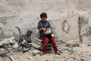 MEDIO ORIENTE-CIUDAD DE GAZA-COMIDA GRATUITA