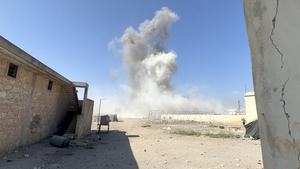 SIRIA-ALEPO-SITIO MILITAR-EXPLOSIONES