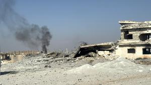 SIRIA-ALEPO-SITIO MILITAR-EXPLOSIONES