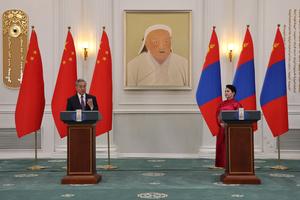 MONGOLIA-ULAN BATOR-MINISTRA DE RELACIONES EXTERIORES-CHINA-WANG YI-PRENSA