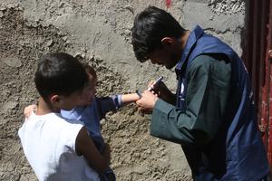 AFGANISTAN-KABUL-VACUNACION CONTRA LA POLIO