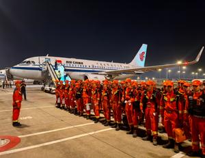 CHINA-XIZANG-AVALANCHA DE LODO-FUERZAS DE RESCATE