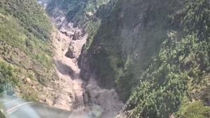 CHINA-XIZANG-PUERTO DE GYIRONG-HELICOPTEROS-LLEGADA