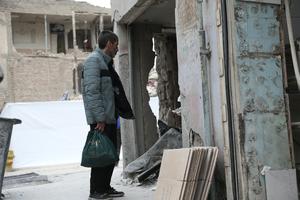 IRAN-TEHERAN-EDIFICIOS DESTRUIDOS