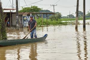 ECUADOR-BABAHOYO-INUNDACIONES