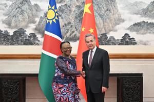 CHINA-BEIJING-WANG YI-NAMIBIA-CONVERSACIONES