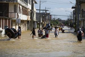 ECUADOR-BABAHOYO-INUNDACIONES