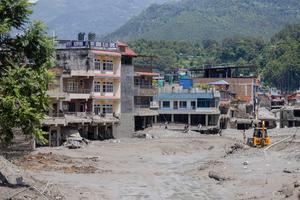 NEPAL-NUWAKOT-AVALANCHA DE LODO-SECUELAS