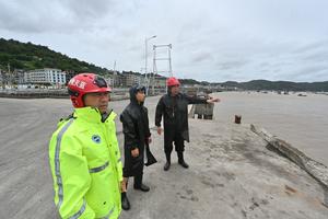 CHINA-FUJIAN-FUDING-TIFON BAVI-PREVENCION