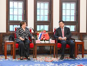 CHINA-BEIJING-XINHUA-FU HUA-RUSIA-DIRECTORA GENERAL DEL NMG-REUNION
